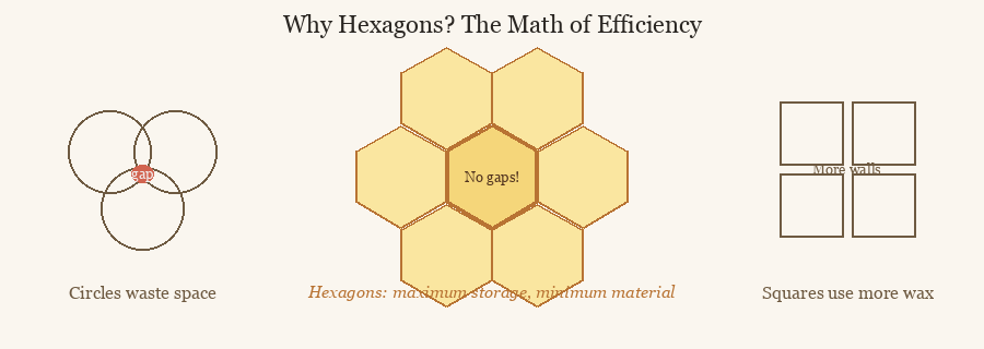 Why Hexagons? The Math of Efficiency